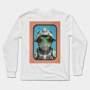 Space Oddity | Interstellar Frog: Ground Control To Major Froggie | Astro Toad Original Painting by Tyler Tilley Long Sleeve T-Shirt